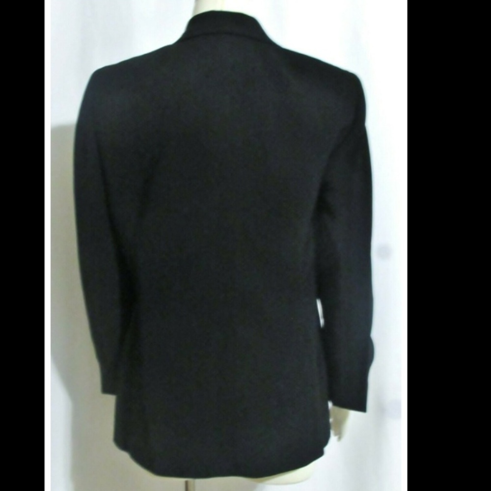 New Kasper Black Fully Lined Blazer Jacket 10 - image 4